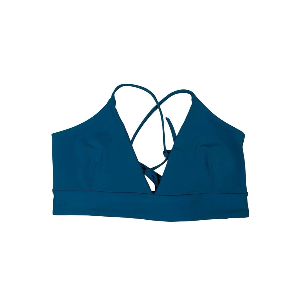 Sandmade Teal Strappy Bikini Swim Top Womens Swimwear Medium‎